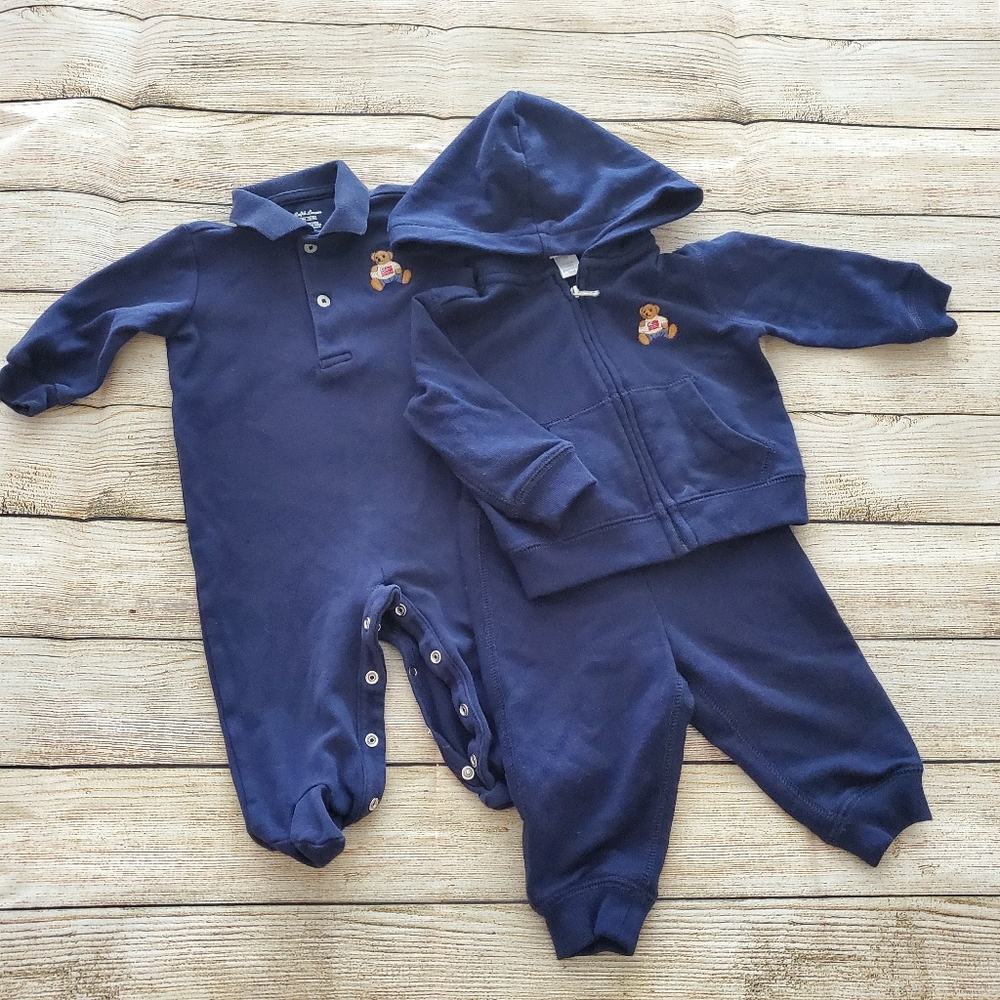 Baby Boy Polo Clothing Bundle
Size 6 months 